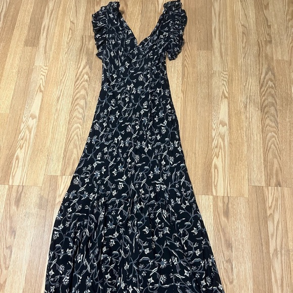 DOEN BRINDILLE DRESS BLACK SCROLL PRINT Size XS - Picture 3 of 12